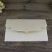 Simple Style Embossing Invitation Pocket Wedding Card Customized Foil Printing Thank You Card 